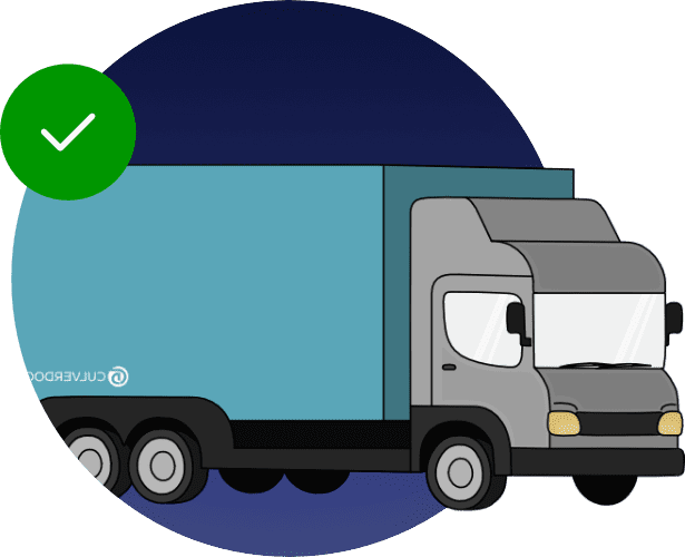 Lorry With Check Icon
