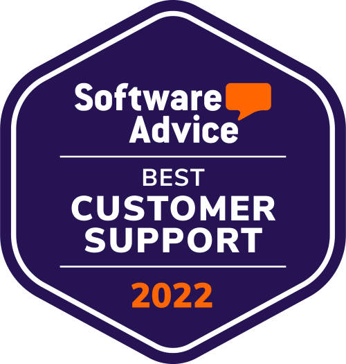 Software Advice Best Customer Support 2022