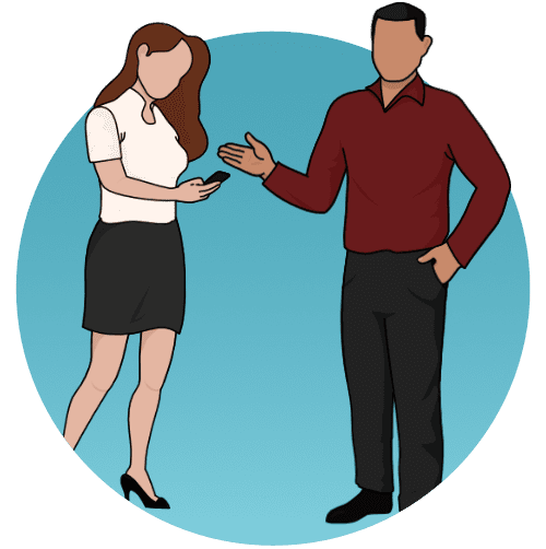 Business Operations use case factory icon in navy