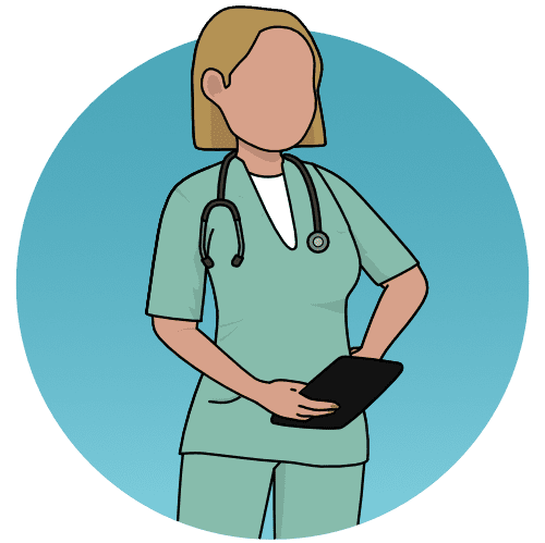 Care And Medical use case factory icon in navy